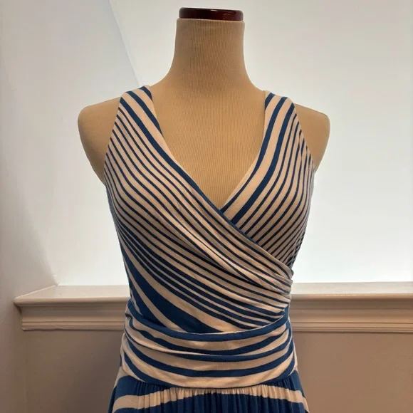 Anthropologie Kythira Striped Midi Dress - Picture 3 of 6